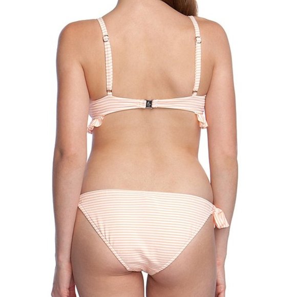 POLO RALPH LAUREN 2 Piece Orange White Bikini Set - Picture 2 of 10